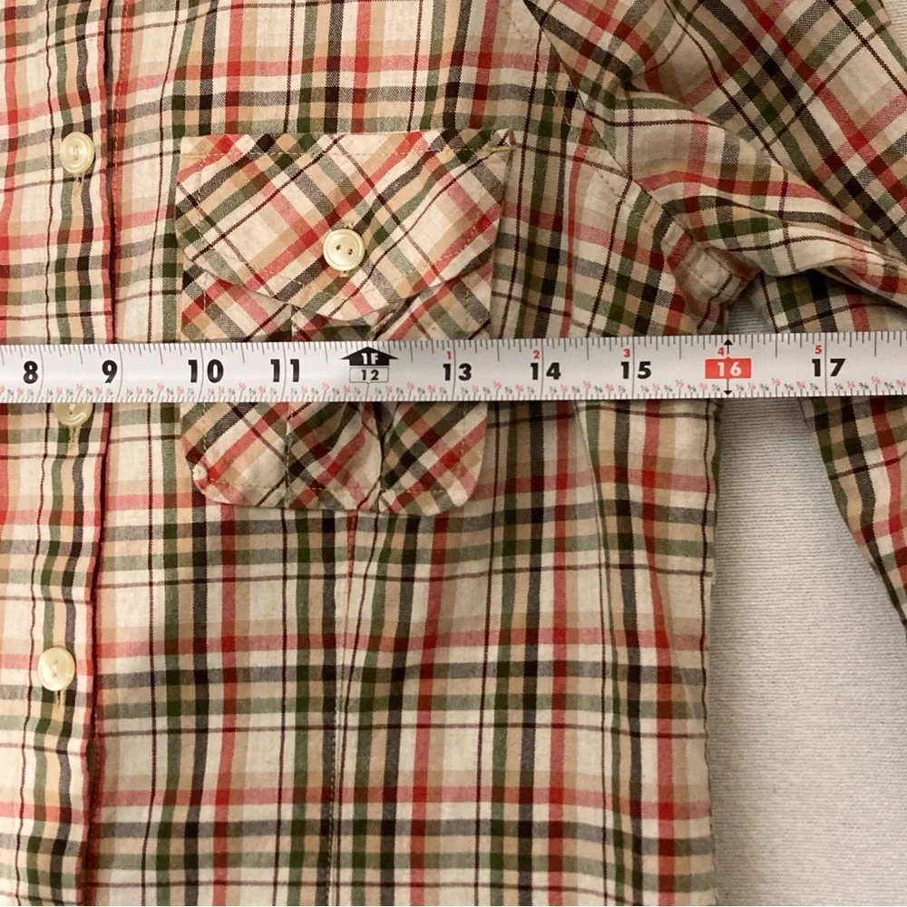 Pendleton Women’s Plaid Shirt Collared Pockets Multicolor Cotton Sz P - Picture 12 of 13